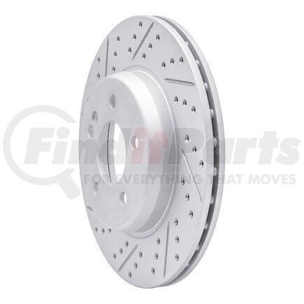 830-63118L by DYNAMIC FRICTION COMPANY - Geoperformance Rotor - Drilled and Slotted