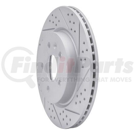 830-65024R by DYNAMIC FRICTION COMPANY - Geoperformance Rotor - Drilled and Slotted