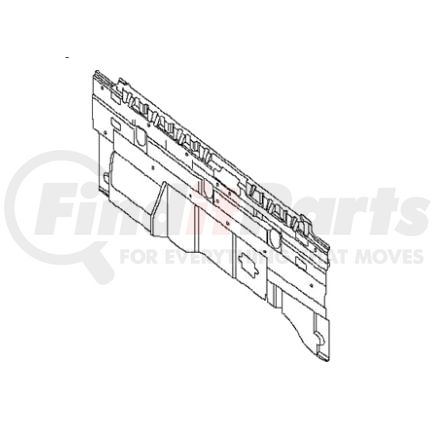 79900-9FM0B by NISSAN - FINISHER ASSY-REAR PANEL