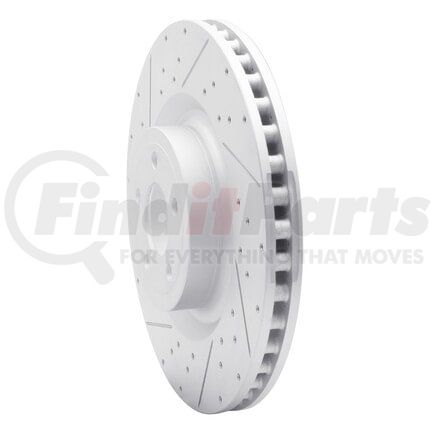830-54079L by DYNAMIC FRICTION COMPANY - Geoperformance Rotor - Drilled and Slotted