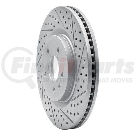 830-54094R by DYNAMIC FRICTION COMPANY - Geoperformance Rotor - Drilled and Slotted