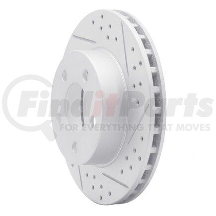 830-54144R by DYNAMIC FRICTION COMPANY - Geoperformance Rotor - Drilled and Slotted