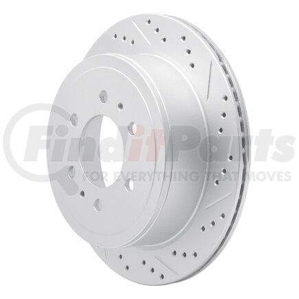 830-54188R by DYNAMIC FRICTION COMPANY - Geoperformance Rotor - Drilled and Slotted