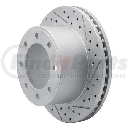 830-54199R by DYNAMIC FRICTION COMPANY - Geoperformance Rotor - Drilled and Slotted