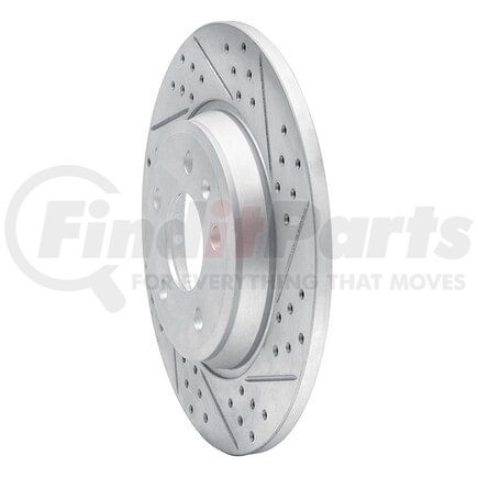 830-73061R by DYNAMIC FRICTION COMPANY - Geoperformance Rotor - Drilled and Slotted