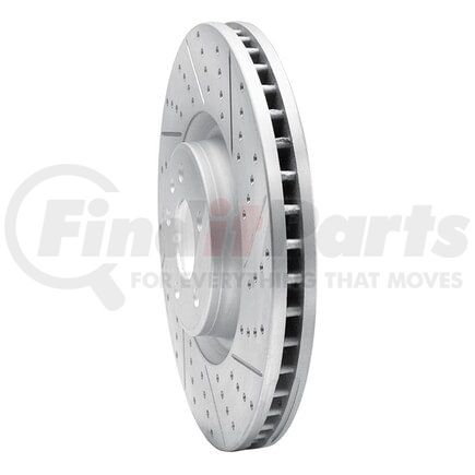 830-73064R by DYNAMIC FRICTION COMPANY - Geoperformance Rotor - Drilled and Slotted