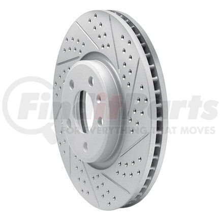 830-73065R by DYNAMIC FRICTION COMPANY - Geoperformance Rotor - Drilled and Slotted
