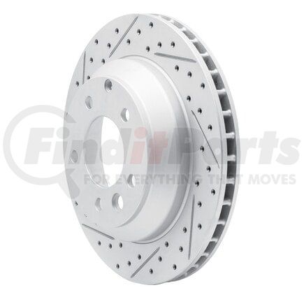 830-74048L by DYNAMIC FRICTION COMPANY - Geoperformance Rotor - Drilled and Slotted