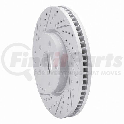830-75014D by DYNAMIC FRICTION COMPANY - Geoperformance Rotor - Drilled and Slotted