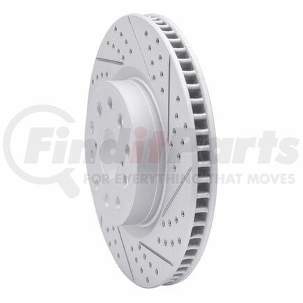 830-75017R by DYNAMIC FRICTION COMPANY - Geoperformance Rotor - Drilled and Slotted