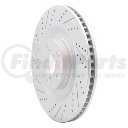 830-75035D by DYNAMIC FRICTION COMPANY - Geoperformance Rotor - Drilled and Slotted