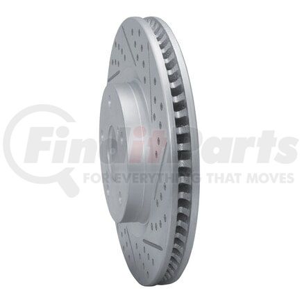 830-76080R by DYNAMIC FRICTION COMPANY - Geoperformance Rotor - Drilled and Slotted