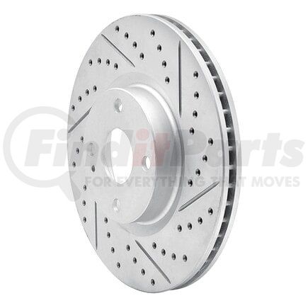 830-80074R by DYNAMIC FRICTION COMPANY - Geoperformance Rotor - Drilled and Slotted