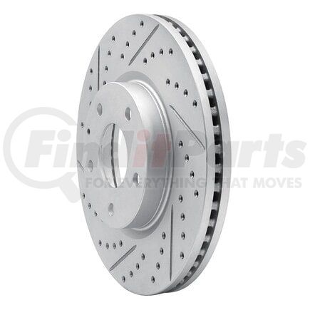 830-80080L by DYNAMIC FRICTION COMPANY - Geoperformance Rotor - Drilled and Slotted