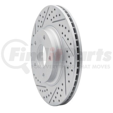 830-67049L by DYNAMIC FRICTION COMPANY - Geoperformance Rotor - Drilled and Slotted