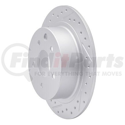 830-67050L by DYNAMIC FRICTION COMPANY - Geoperformance Rotor - Drilled and Slotted