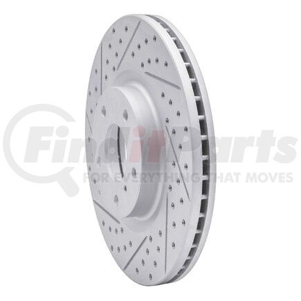 830-67052L by DYNAMIC FRICTION COMPANY - Geoperformance Rotor - Drilled and Slotted