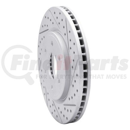 830-67092R by DYNAMIC FRICTION COMPANY - Geoperformance Rotor - Drilled and Slotted