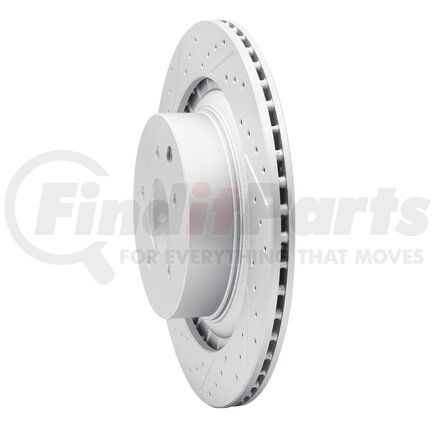 830-68013L by DYNAMIC FRICTION COMPANY - Geoperformance Rotor - Drilled and Slotted