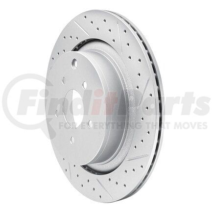 830-68015R by DYNAMIC FRICTION COMPANY - Geoperformance Rotor - Drilled and Slotted