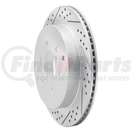 830-68017L by DYNAMIC FRICTION COMPANY - Geoperformance Rotor - Drilled and Slotted