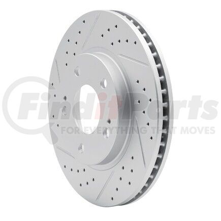 830-72034L by DYNAMIC FRICTION COMPANY - Geoperformance Rotor - Drilled and Slotted