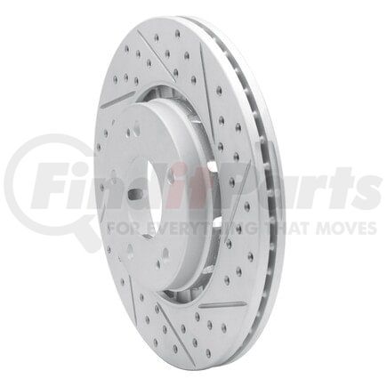 830-72044R by DYNAMIC FRICTION COMPANY - Geoperformance Rotor - Drilled and Slotted