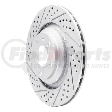 830-73039L by DYNAMIC FRICTION COMPANY - Geoperformance Rotor - Drilled and Slotted