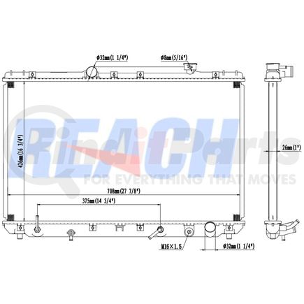41-1428 by REACH COOLING - Radiator