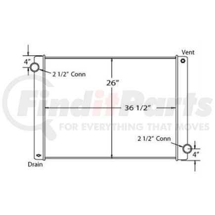 42-10394 by REACH COOLING - KENWORTH T300 00-03