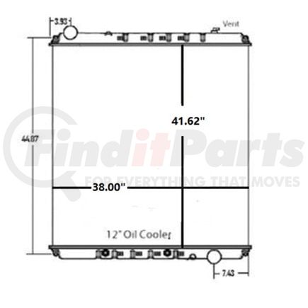 42-10388 by REACH COOLING - FREIGHTLINER - STERLING ACTERRA AT9500 AT9513 CASCADIA 09-11