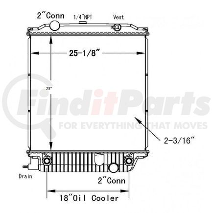 42-10457 by REACH COOLING - SPARTAN BUS-SPARTAN 96-02