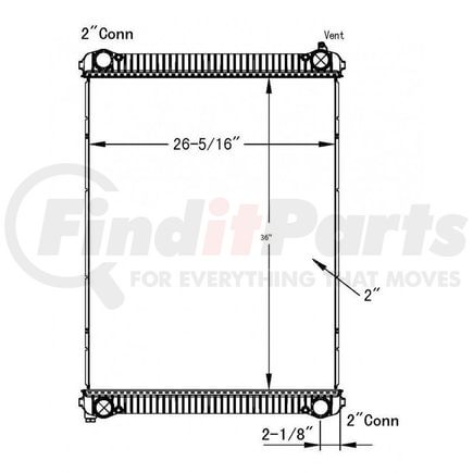 42-10492 by REACH COOLING - Radiator