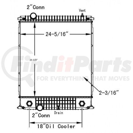 42-10487 by REACH COOLING - INTERNATIONAL CF500-CF600 2008-2009