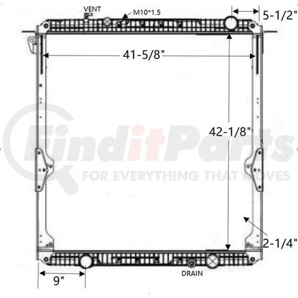 42-10515 by REACH COOLING - FREIGHTLINER-STERLING CORONADO-W115 2012-2013