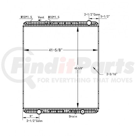 42-10526 by REACH COOLING - FREIGHTLINER-STERLING CORONADO-W125 2013