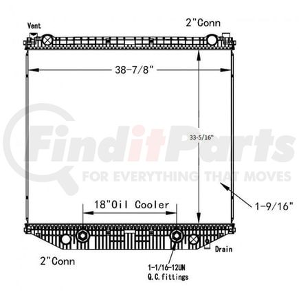 42-10523 by REACH COOLING - FREIGHTLINER-STERLING L7500-M2 2008-2010