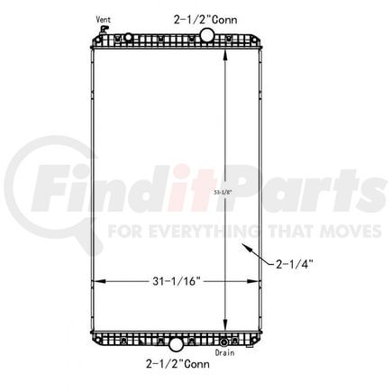 42-10544 by REACH COOLING - FREIGHTLINER-STERLING ARGOSY 2007-2015