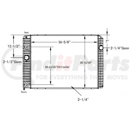 42-10555 by REACH COOLING - INTERNATIONAL 4300-4400-7300-DURASTAR 4200  2011-2014