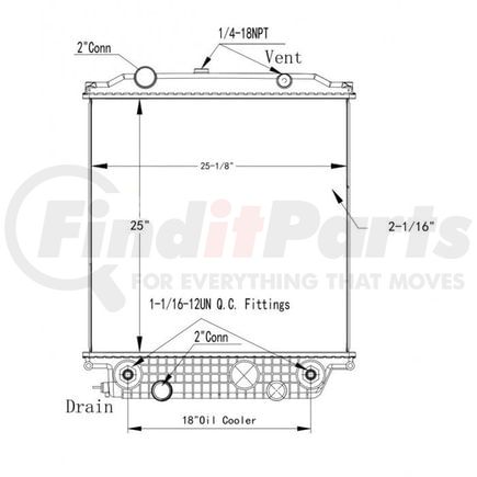 42-13043 by REACH COOLING - Radiator