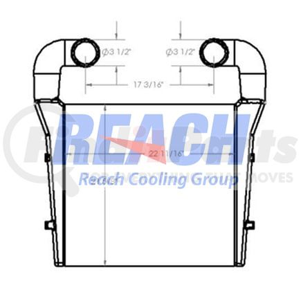 61-1372 by REACH COOLING - Charge Air Cooler