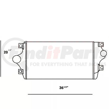 61-1382 by REACH COOLING - Charge Air Cooler