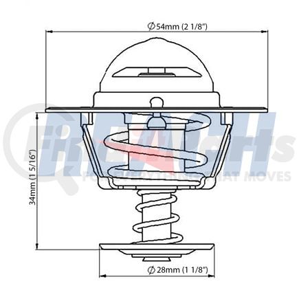 T4-10137 by REACH COOLING - Engine Coolant Thermostat
