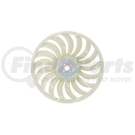 210101-00672 by DOOSAN - Engine Cooling Fan Blade - White, 16 Blade, 4 Mounting Holes