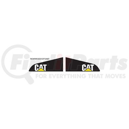 DECAL-128 by MITSUBISHI / CATERPILLAR - DECAL (CATERPILLAR) DECAL (CATERPILLAR)