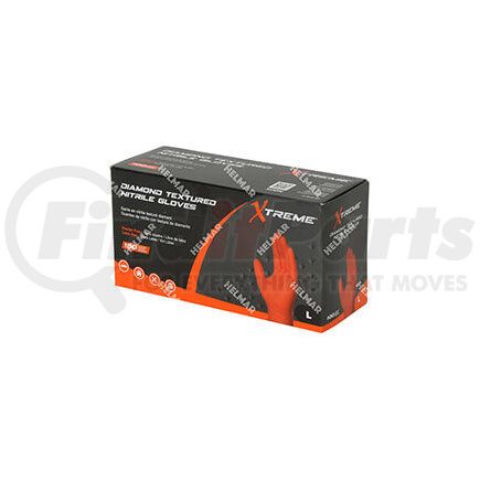 GLV-4710 by UNIVERSAL PRODUCTS - Disposable Gloves - Orange Nitrile, No Powder, Large, 6ml