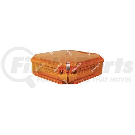 21-DB001-E by ECCO - 21 Series DuoBeam Beacon Light - 10 Inch Minibar, Amber, Single Stack