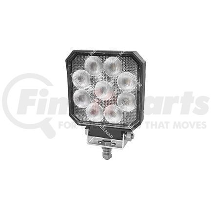 ECCO E92006W Work Light Work Light - 9 LED Square, 1 Bolt Mount, 4 Inch, White, 12-24 Volt