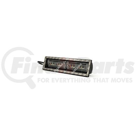 ED3974RWBW by ECCO - Warning Light Assembly - 7.8 in., Window Shroud Light, Quad-Color, Red/White/Blue/White