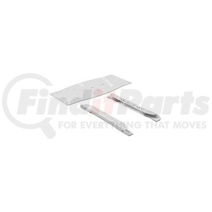 EZ6016-W by ECCO - Light Bar Mounting Bracket - Universal High-Bond Tape Rail Mounting With Plate, White